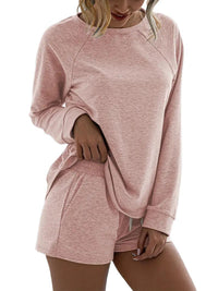 Women's casual Clothes With Long Sleeve Shorts