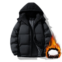 Unisex Hooded Winter Cotton Jacket Windproof Thick Warm Coat