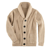 Men's Acrylic Turtleneck Sweater Cardigan