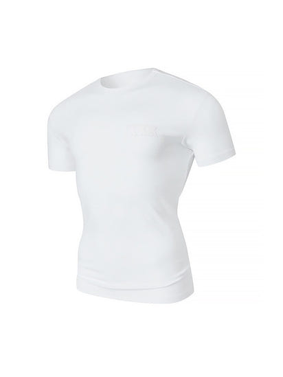 Men's short-sleeved round-neck fitness exercise