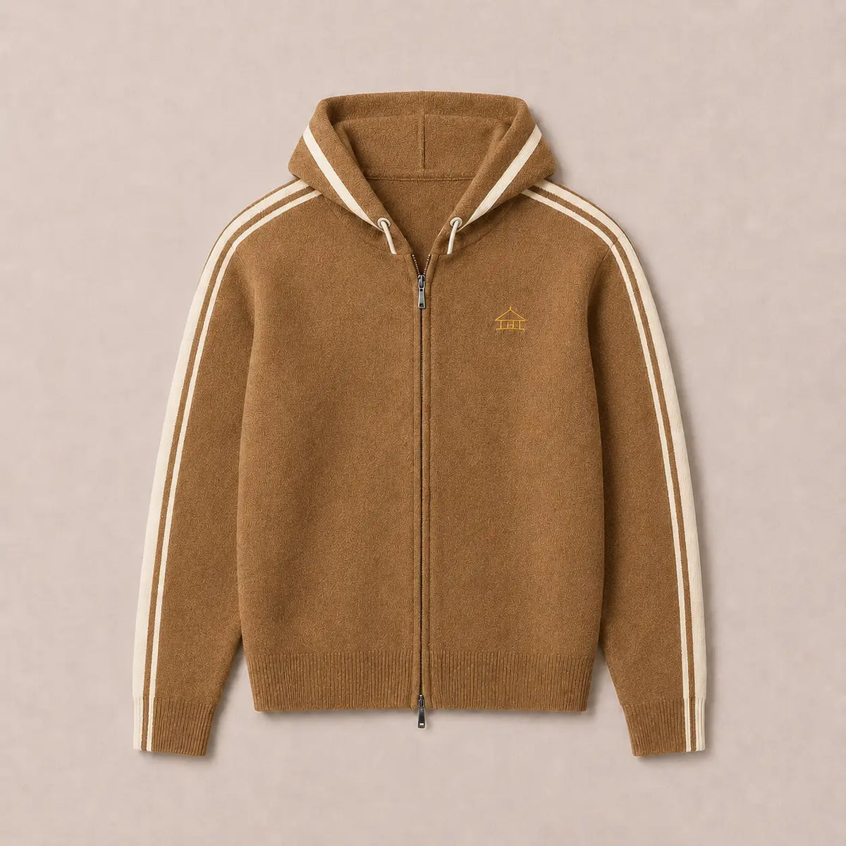 Men's Half Turtleneck Wool Cardigan