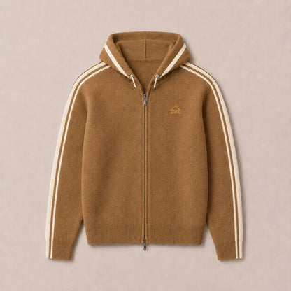 Men's Half Turtleneck Wool Cardigan