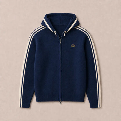 Men's Half Turtleneck Wool Cardigan