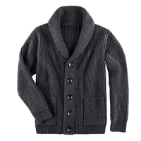 Men's Acrylic Turtleneck Sweater Cardigan