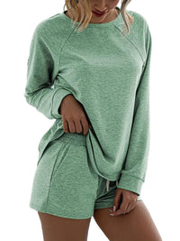 Women's casual Clothes With Long Sleeve Shorts