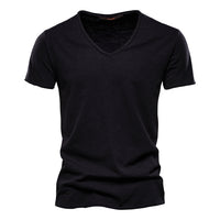Solid Color Bamboo Cotton Short Sleeve