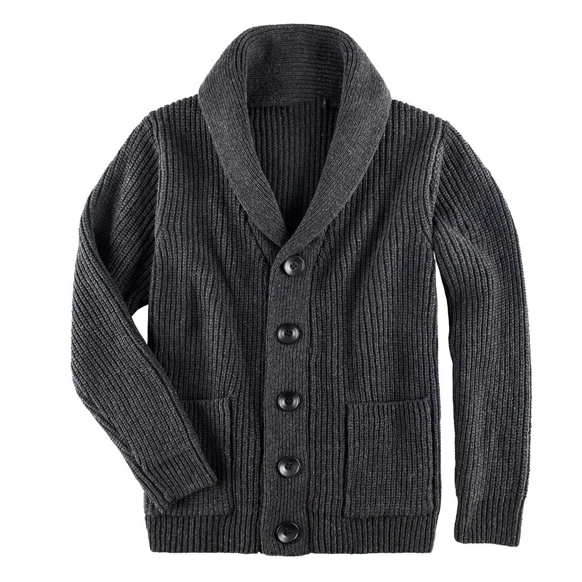 Men's Acrylic Turtleneck Sweater Cardigan