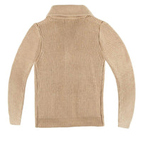 Men's Acrylic Turtleneck Sweater Cardigan